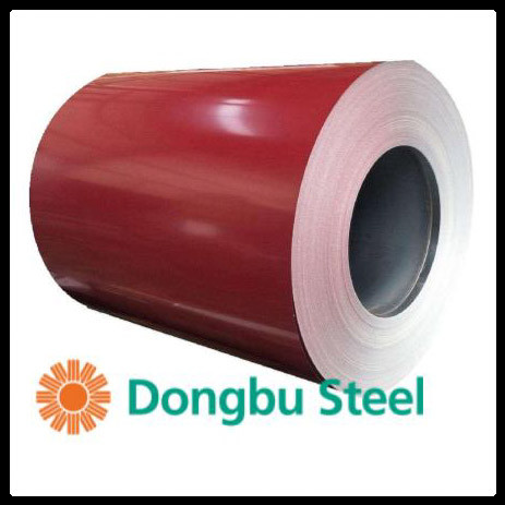 Рулонная сталь "Dongbu Steel" ( Корея ) 0,45мм — гладкий лист с полимерным покрытием RAL 3011