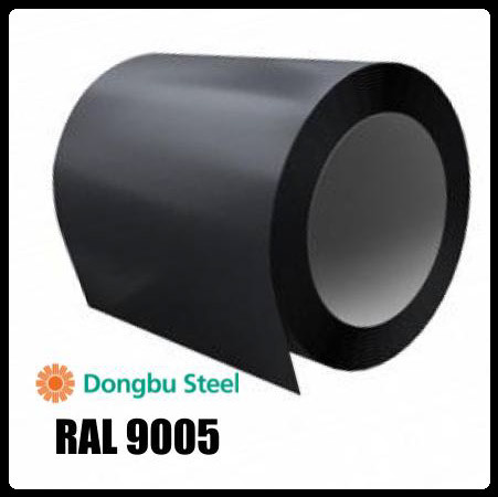 RAL 9005 — 0,7 мм | Гладкий Лист | "Dongbu Steel" (Юж. Корея )