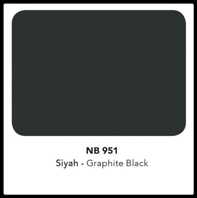 АКП NATURALBOND 4 mm Г-1 NB 951 Graphite black 1 АКП NATURALBOND 4 mm Г-1 NB 951 Graphite black