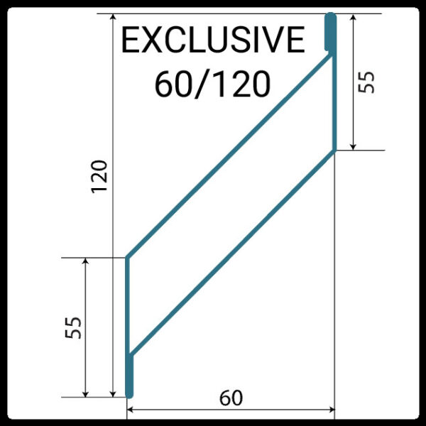 Металлический забор жалюзи эксклюзив
