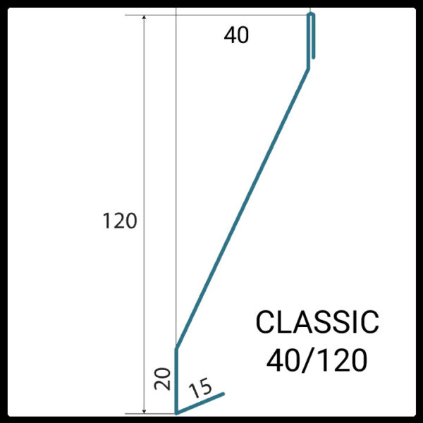 Забор жалюзи Классик