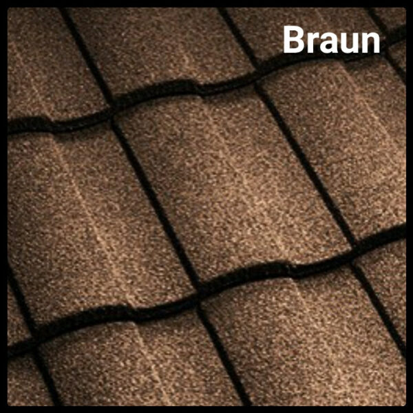 Композитная черепица Metrotile Roman Braun