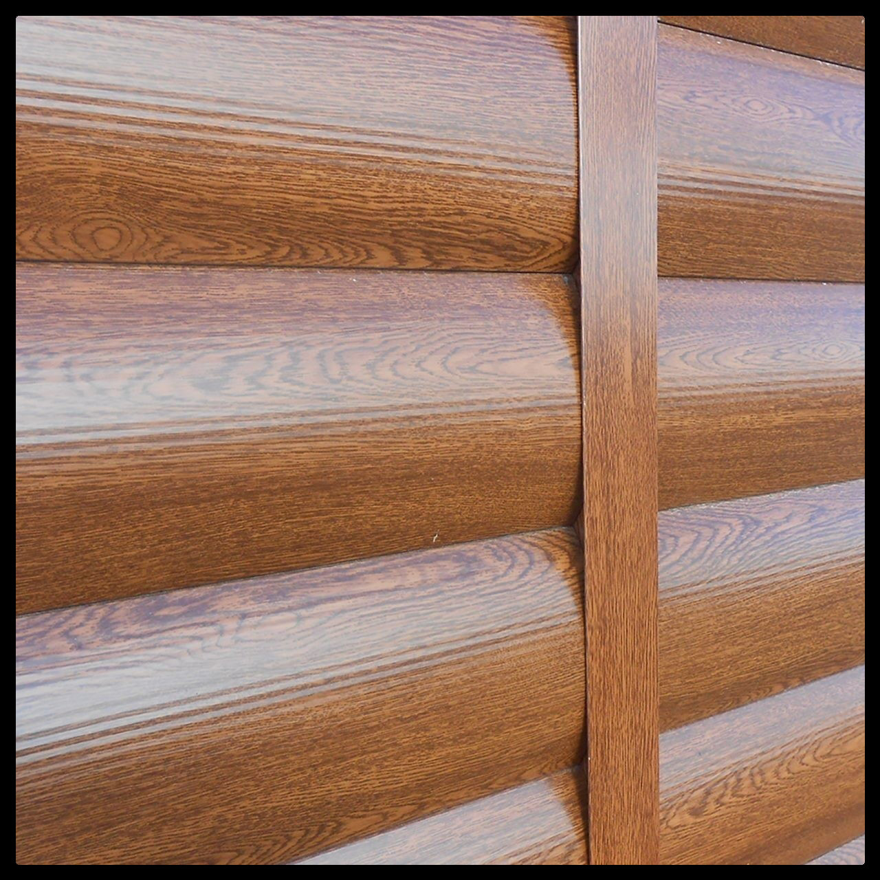 Металлический сайдинг 370 мм блок-хаус золотой дуб 1 Металлический сайдинг 370 мм блок-хаус золотой дуб