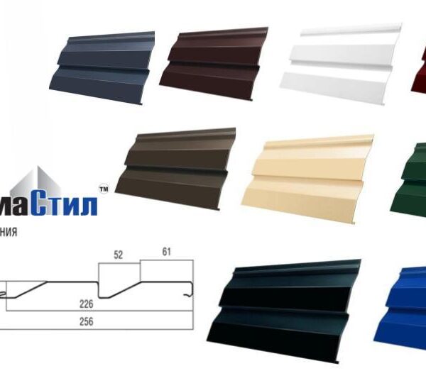 Металлический сайдинг Корабельная доска PEМА 0,5 мм Италия RAL