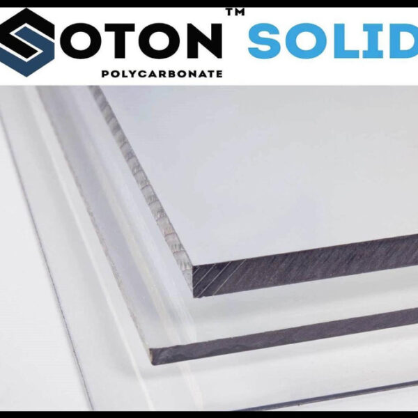Поликарбонат монолитный 10 мм / ТМ SOTON SOLID /