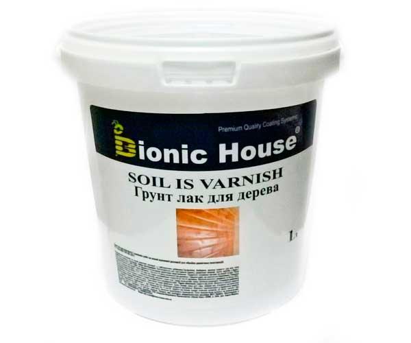 Лак для дерева грунтовочный Bionic-House 1л Бесцветный