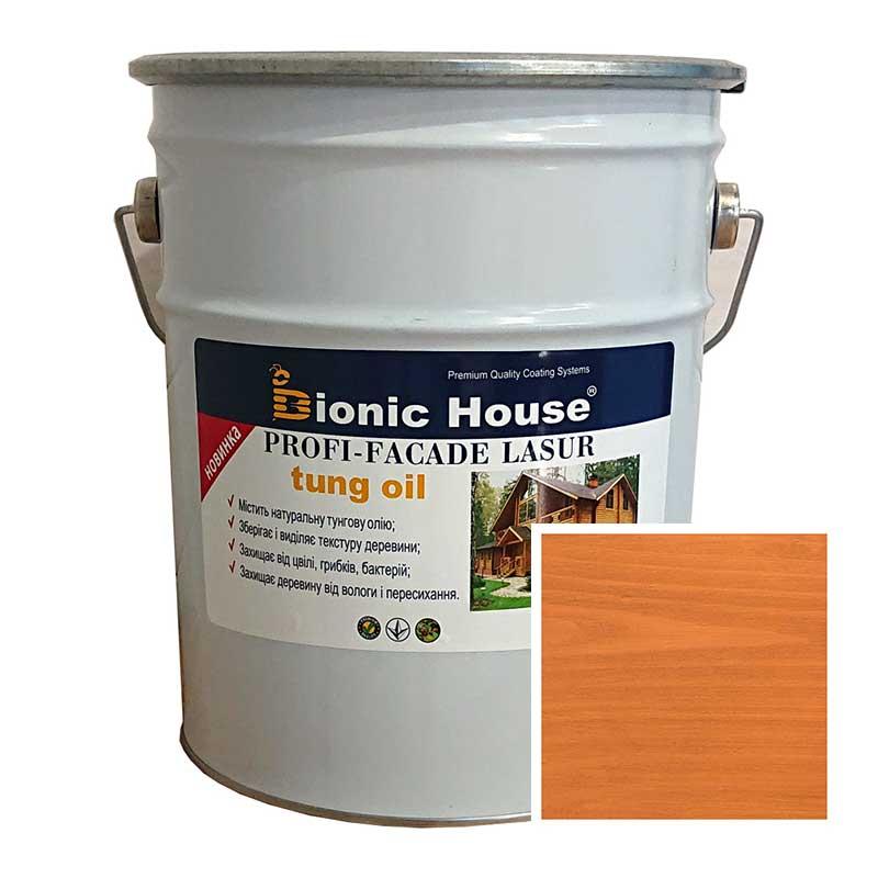 Краска для дерева PROFI-FACADE LASUR tung oil 10л Миндаль 1 Краска для дерева PROFI-FACADE LASUR tung oil 10л Миндаль