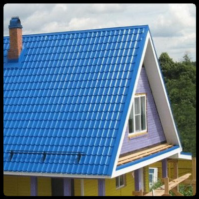 Металлочерепица RUUKKI Monterrey (Монтеррей) RR 35 / 0,45 мм