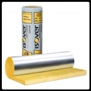 Утеплитель фольгированный ISOVER (ИЗОВЕР) САУНА 50 мм (15 м2/упк)