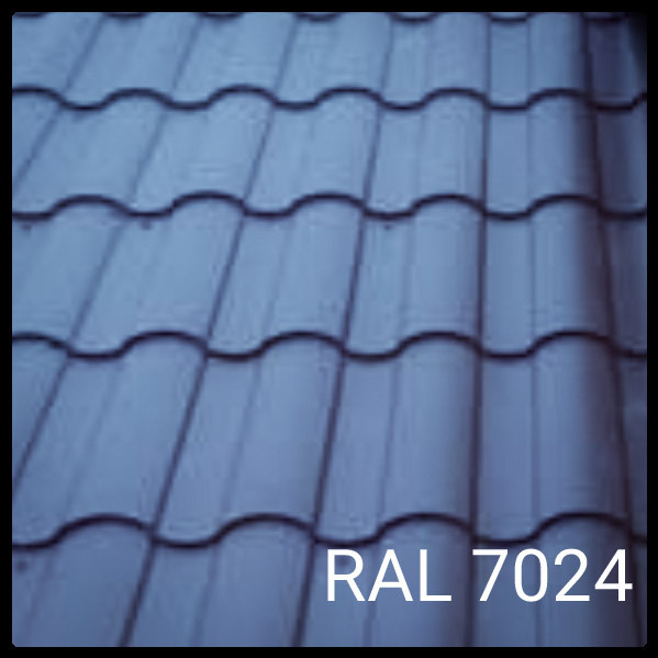 Металлочерепица Термастил Тревизо 0,45 мм глянец RAL 7024 Италия