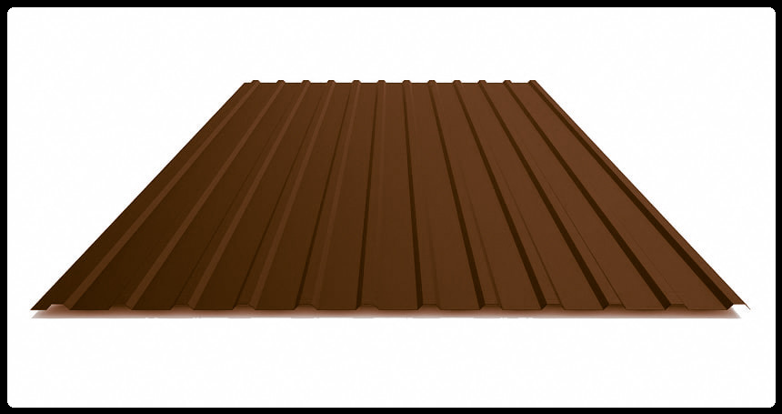 Профнастил С-10 тип Ф / 0,45 мм / Ral 8017 / Термастил 1 Профнастил С-10 тип Ф / 0,45 мм / Ral 8017 / Термастил