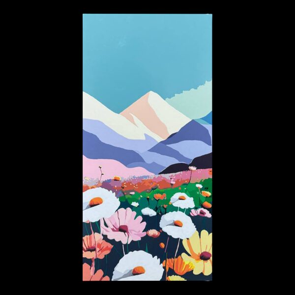 Металлокерамический дизайн-обогреватель UDEN-700 "Квітучі гори"