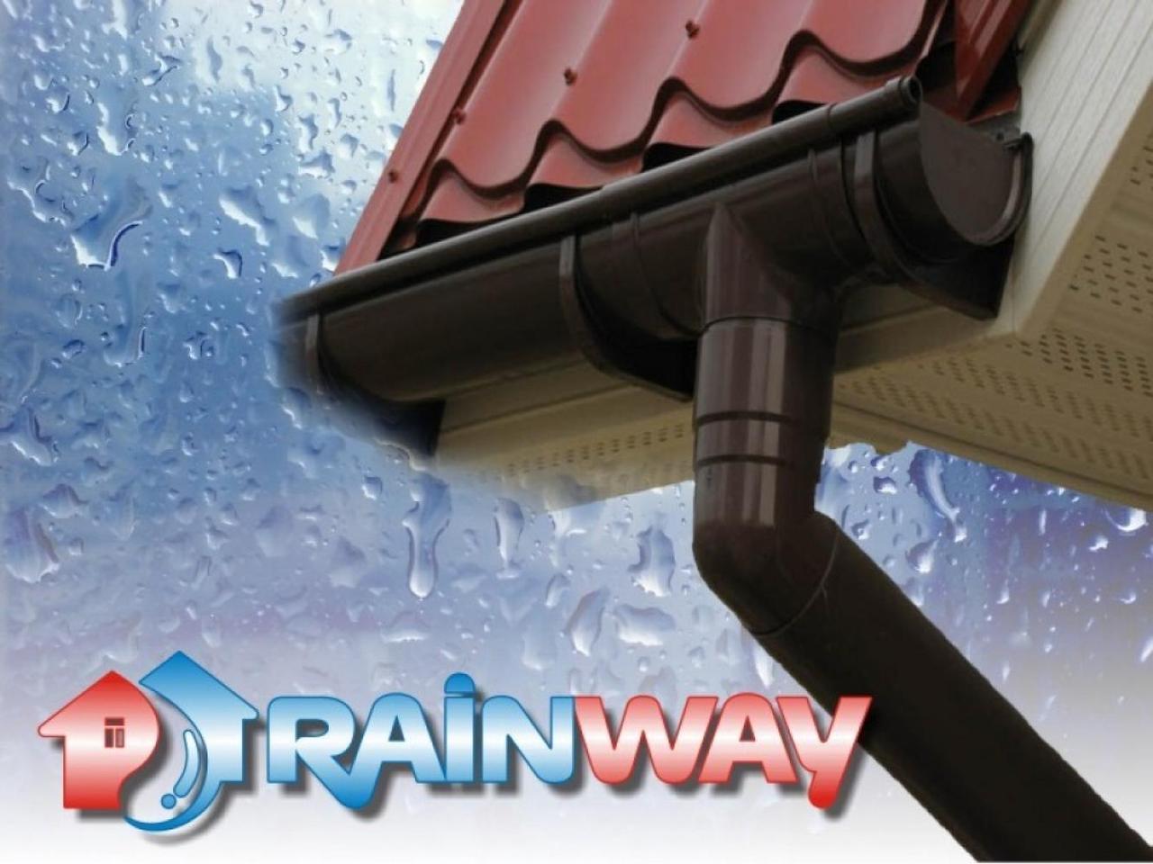 Rain Way 90/75 желоб водосточная система 1 Rain Way 90/75 желоб водосточная система