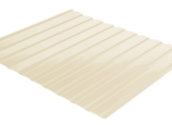 Профнастил С-10 RAL 1015 (бежевый) PE 0.45 фасад