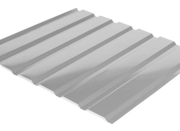 Профнастил С-18 RAL 9006 (серебристый) PE 0.45 фасад