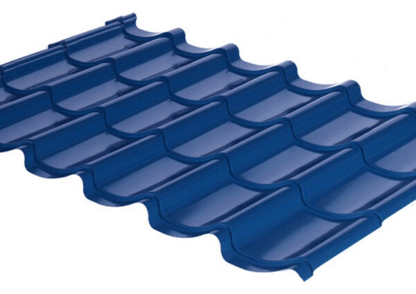 Металлочерепица Мегасити RAL 5005 (синяя) 0,45 MINI металл Китай