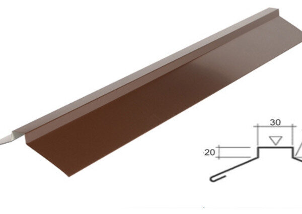 Конёк фигурный №3 Корея МАТ 0,45 мм