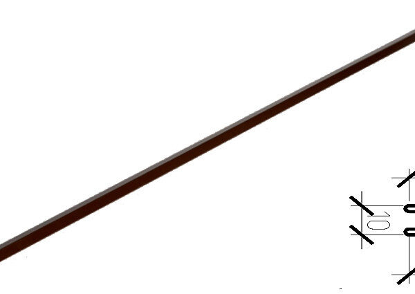 Планка декоративная для забора из профнастила С-10 , 0.45 мм Корея