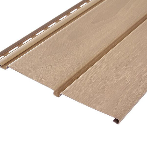 Сайдинг виниловый.Фасадная панель VOX MAX-3 Бук Польша.