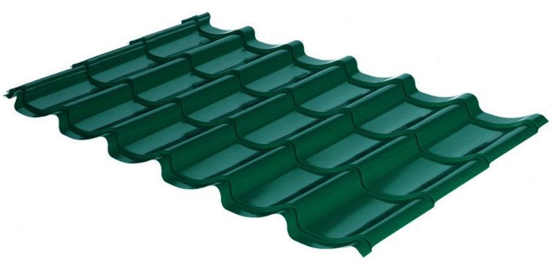 Металлочерепица Rauni Mini (цвет 6005, глянец) 1 Металлочерепица Rauni Mini (цвет 6005, глянец)