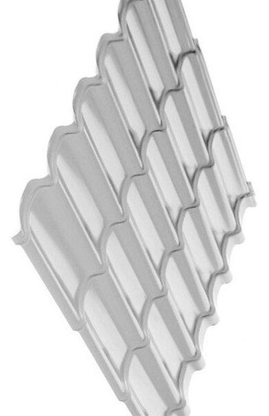 Металлочерепица RAUNI RAL 9006 (серебристая) PE 0,45 STANDART металл Китай