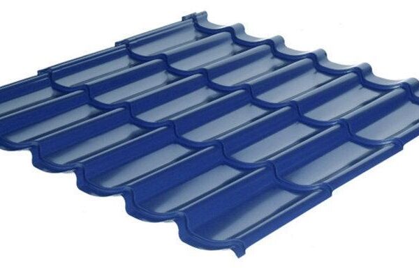 Металлочерепица RAUNI RAL 5005 (синяя) PE 0,45 STANDART металл Китай