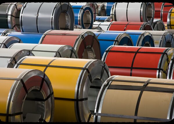 Рулонная сталь оцинкованная CHAMBROAD 0.45 мм с полимерным покрытием РЕ 25 мк глянец