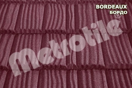 Композитная черепица Metrotile WOOD (вуд) Bordeaux Кривой-Рог