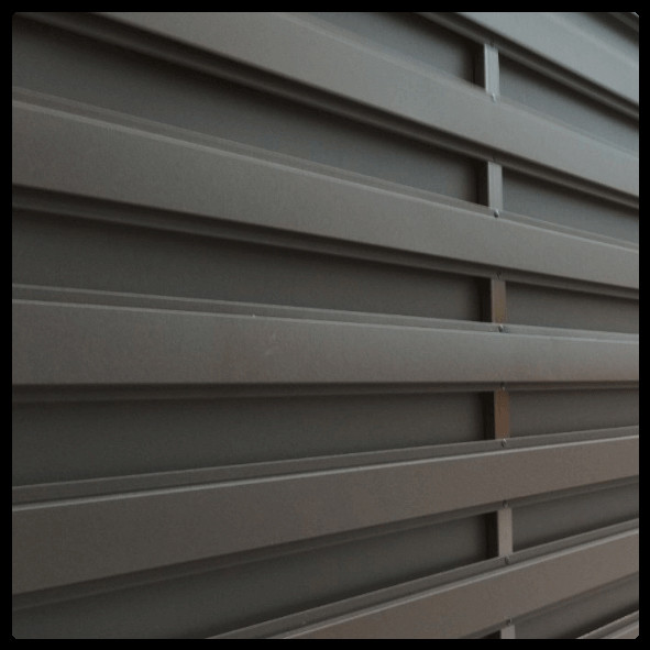 Ламель для забора Ранчо 130 мм / 0,45 мм / РЕМА RAL 8019- 0,45мм