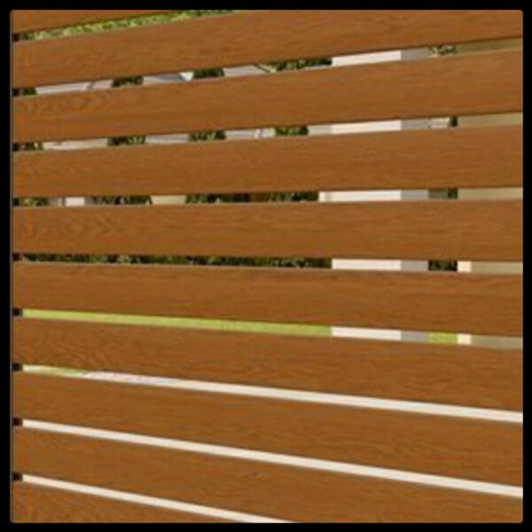 Ламель для забора Ранчо 130 мм / 0,45 мм / РЕМА 3-Д Дуб 0,4 мм