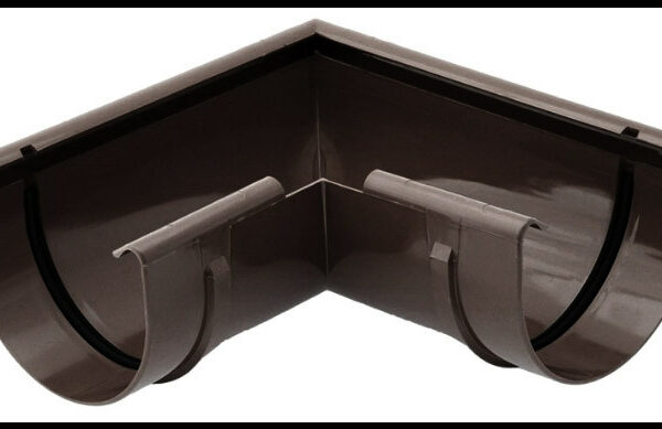 Bryza Водосток Угол наружный 125мм, 90 гр