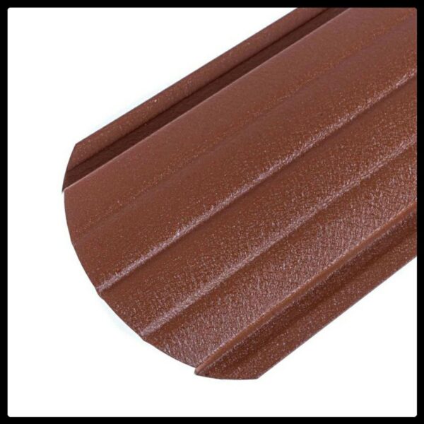 Металлический штакетник 0,5 х 105 мм | MAT | RAL 8004