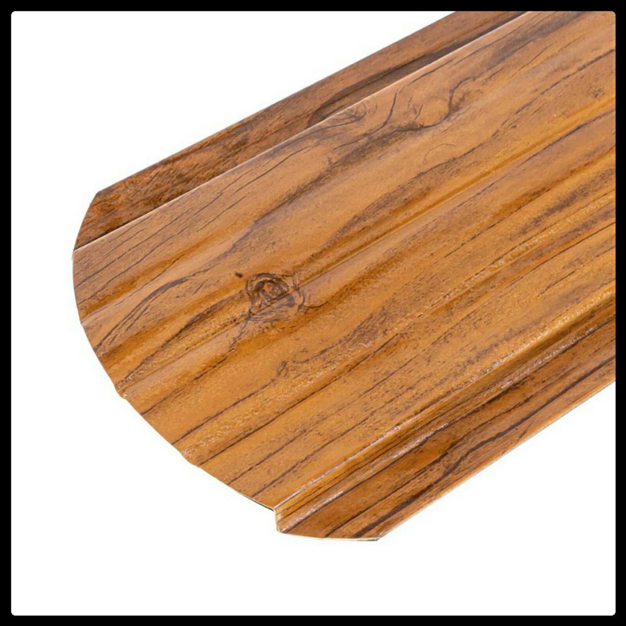 Металлический штакетник 0,4 х 105 мм | Под дерево Дуб 3D 1 Металлический штакетник 0,4 х 105 мм | Под дерево Дуб 3D