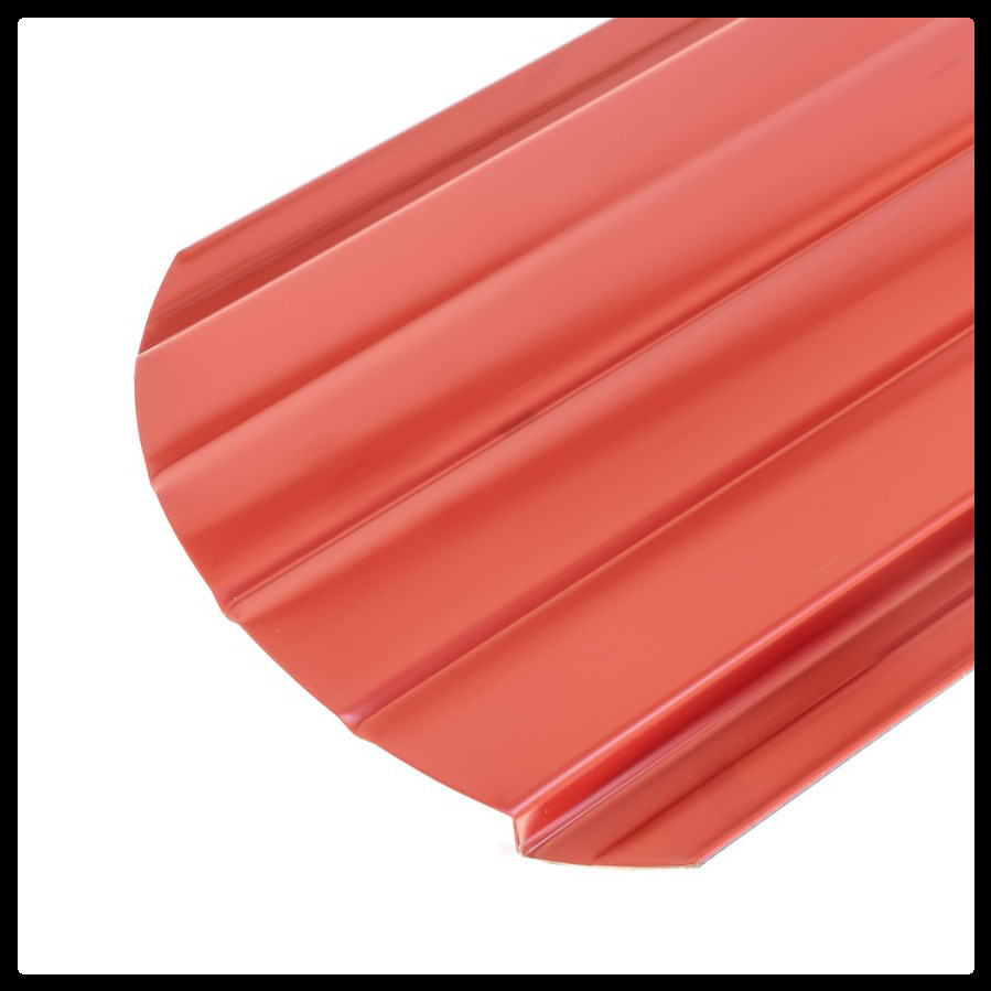 Металлический штакетник 0,4 х 105 мм | PE | RAL 8004 1 Металлический штакетник 0,4 х 105 мм | PE | RAL 8004