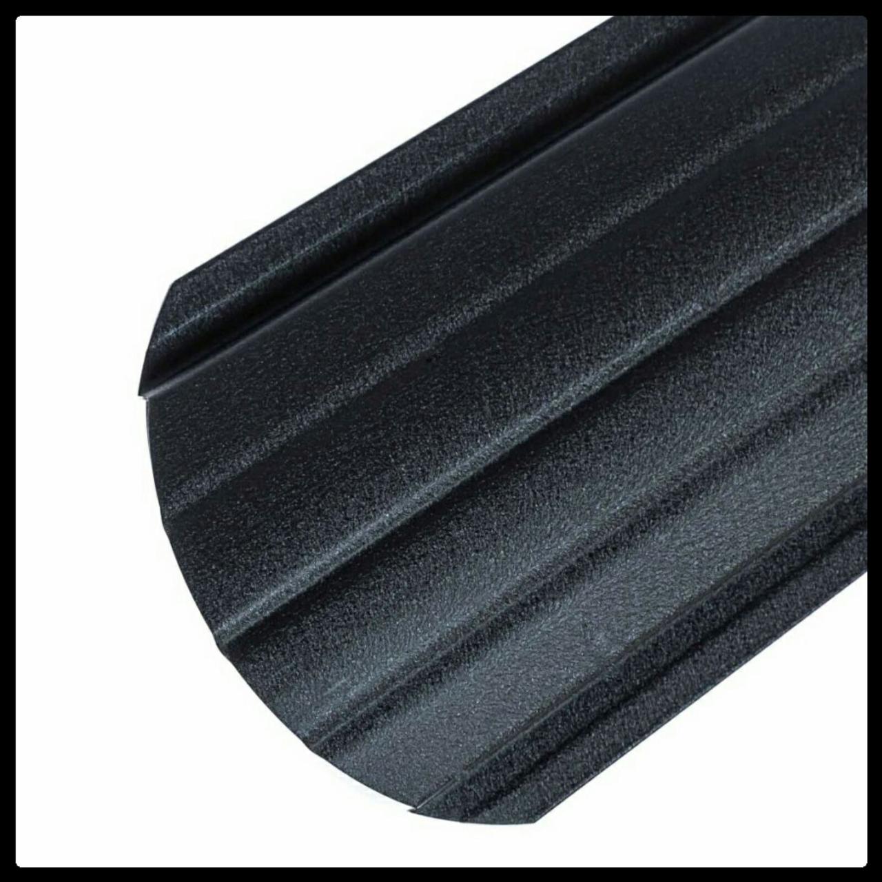 Металлический штакетник 0,4 х 105 мм | PE | RAL 9005 1 Металлический штакетник 0,4 х 105 мм | PE | RAL 9005