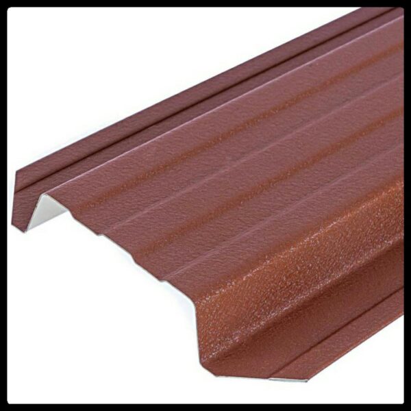 Металлический штакетник 0,45 х 115 мм | MAT | RAL 8004 Кирпичный