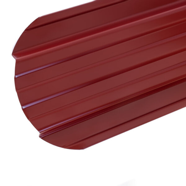 Металлический штакетник 0,45 х 115 мм | MAT | RAL 3011 Красный