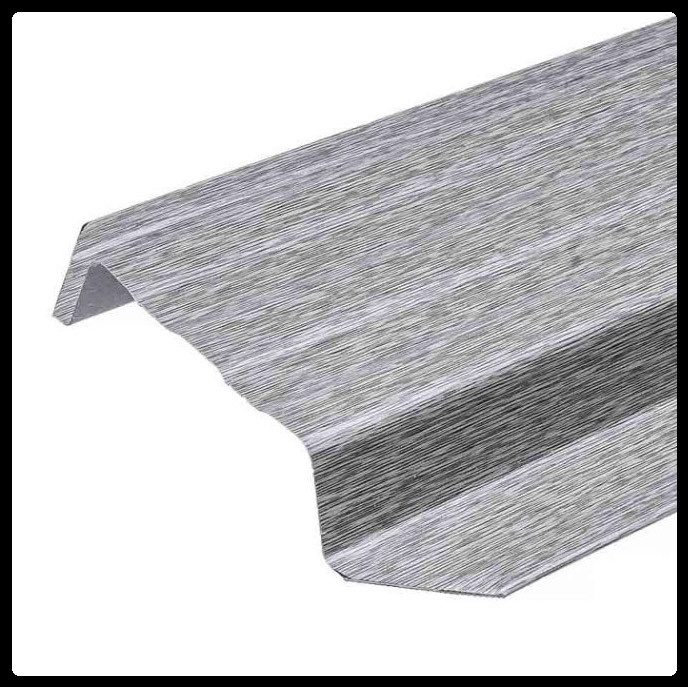 Металлический штакетник 0,5 х 115 мм | MAT | RAL 9006 металлик 1 Металлический штакетник 0,5 х 115 мм | MAT | RAL 9006 металлик