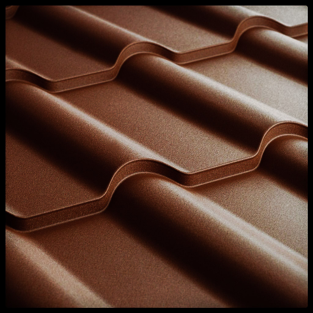 Металлочерепица Ретро ARCELOR MITTAL 0,5 mm PEMA RAL 8019 1 Металлочерепица Ретро ARCELOR MITTAL 0,5 mm PEMA RAL 8019