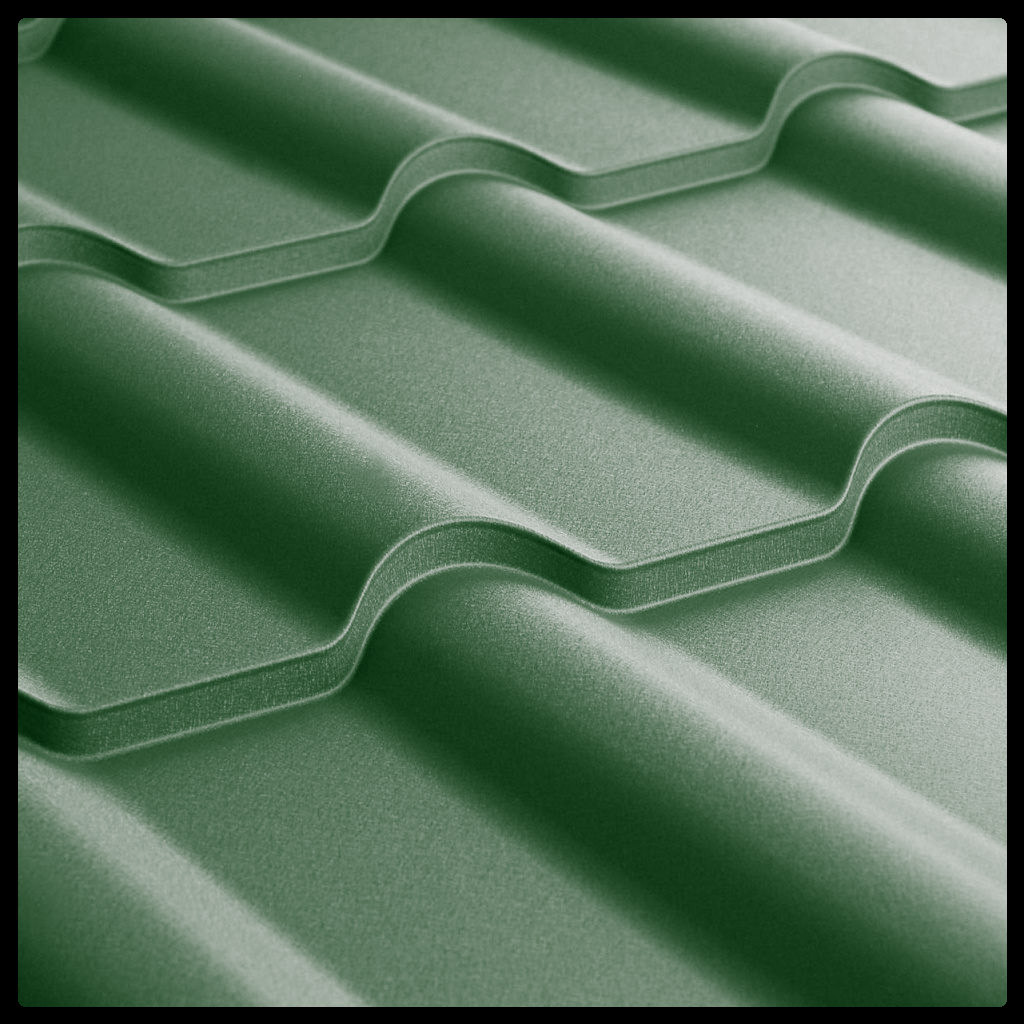 Металлочерепица Ретро U.S.Steel Словакия 0,45 mm PEMA RAL 6005 1 Металлочерепица Ретро U.S.Steel Словакия 0,45 mm PEMA RAL 6005