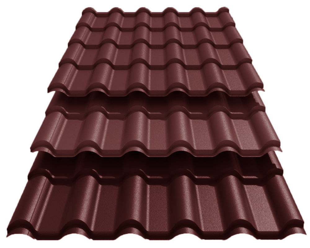 Металлочерепица Ретро U.S.Steel Словакия 0,45 mm PE RAL 8017 1 Металлочерепица Ретро U.S.Steel Словакия 0,45 mm PE RAL 8017