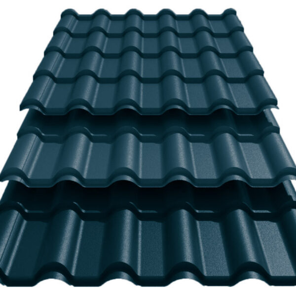 Металлочерепица Ретро U.S.Steel Словакия 0,45 mm PE Ral 7024