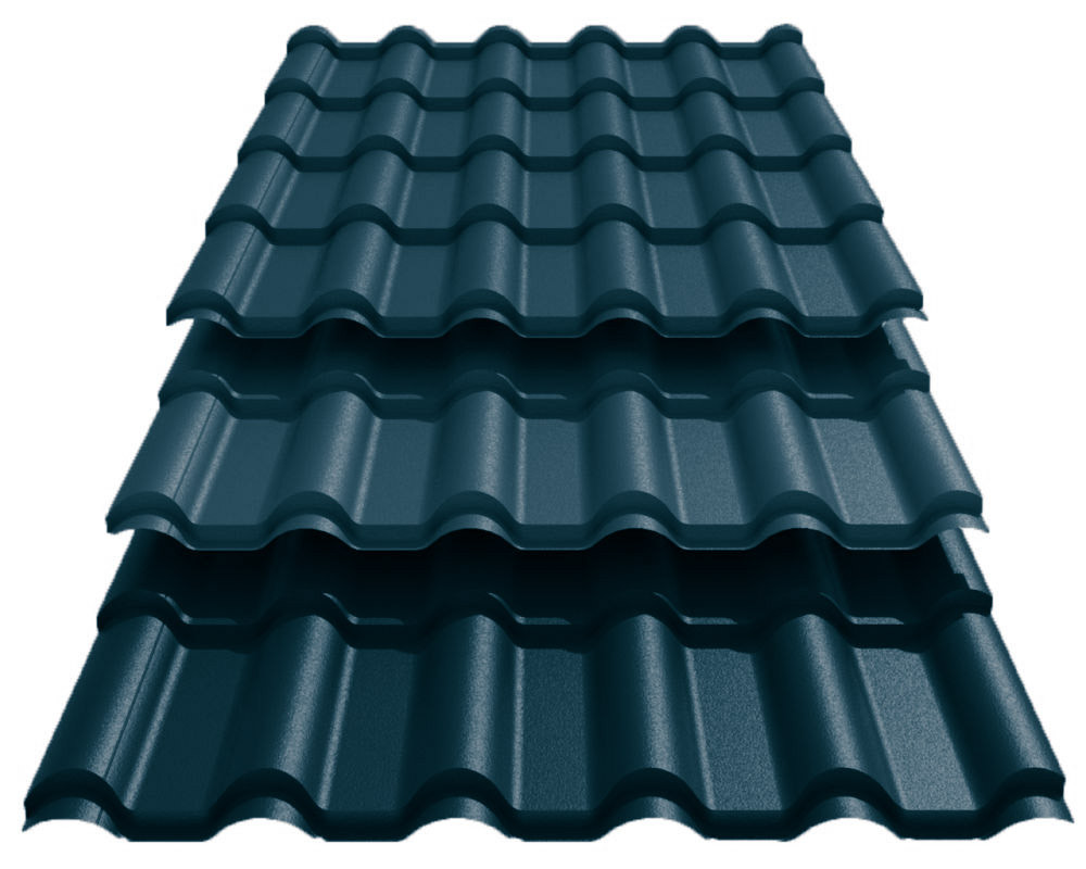 Металлочерепица Ретро U.S.Steel Словакия 0,45 mm PE Ral 7024 1 Металлочерепица Ретро U.S.Steel Словакия 0,45 mm PE Ral 7024