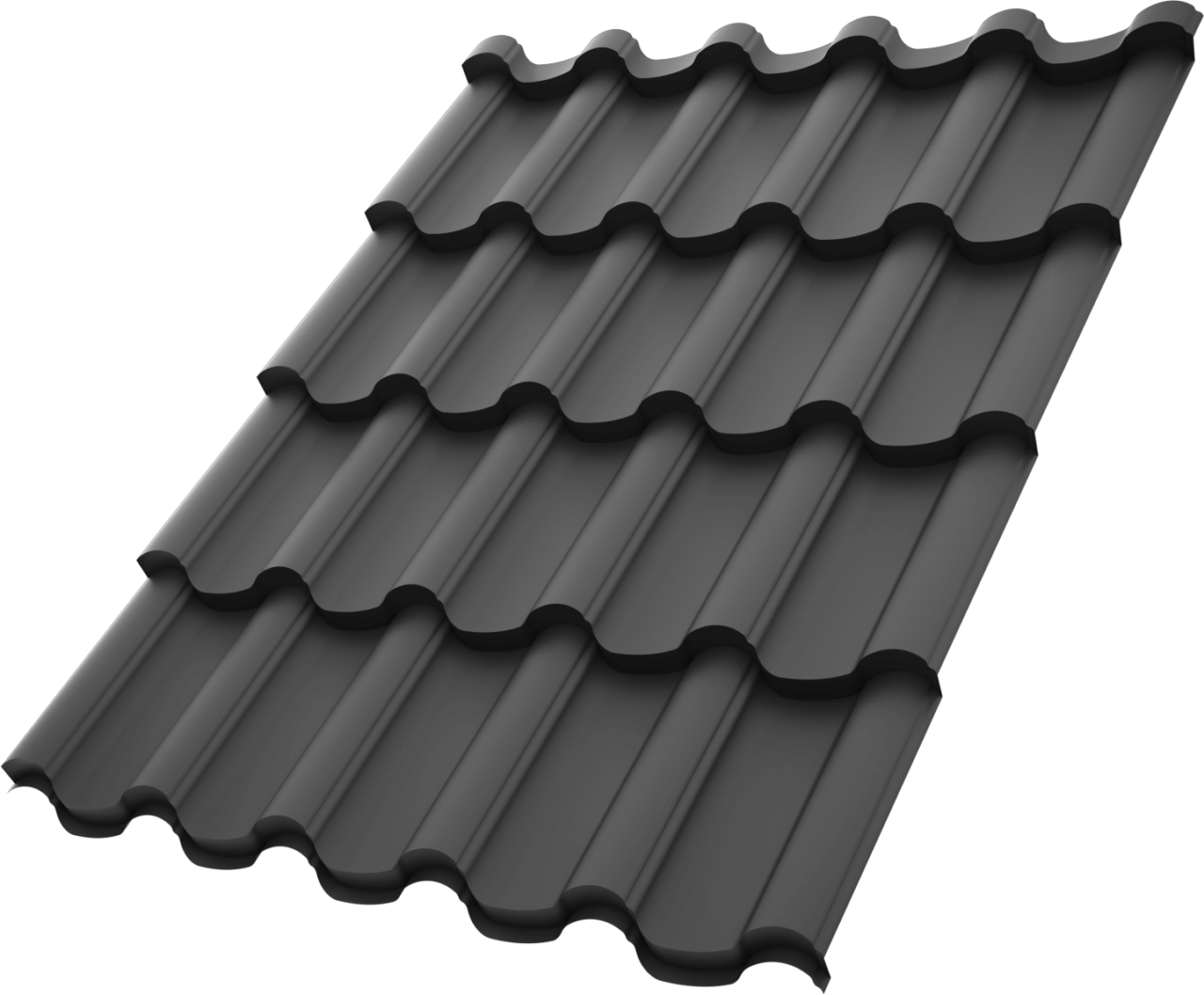 Металлочерепица Элегант 0,6 мм Speira (Алюмиий) 1 Металлочерепица Элегант 0,6 мм Speira (Алюмиий)