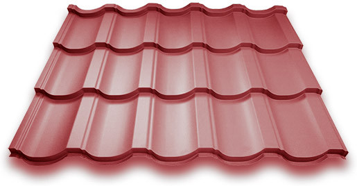 Металлочерепица Модерн 0,5 мм U.S. Steel , РЕМА RAL