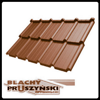 Модульная черепица FIORD — (Лист 0.827 м.кв) PEMA RAL 8004