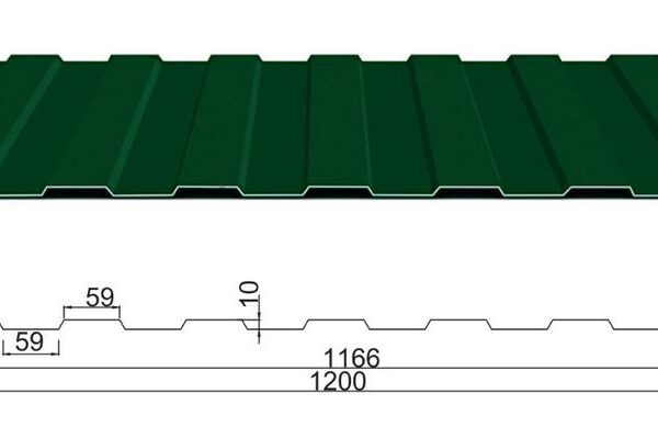 Профнастил С-10 Алмет 0,35 мм RAL