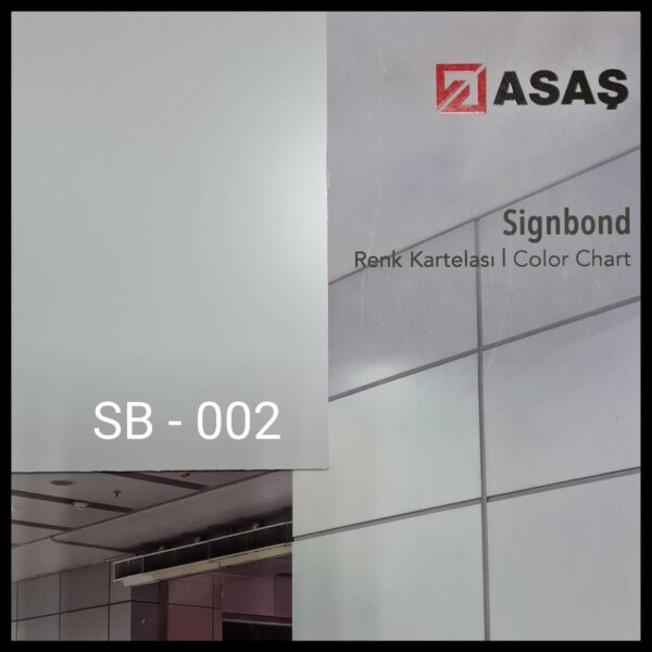 Интерьерные композитные панели ТМ - Signbond 3 мм SB-002 Белый