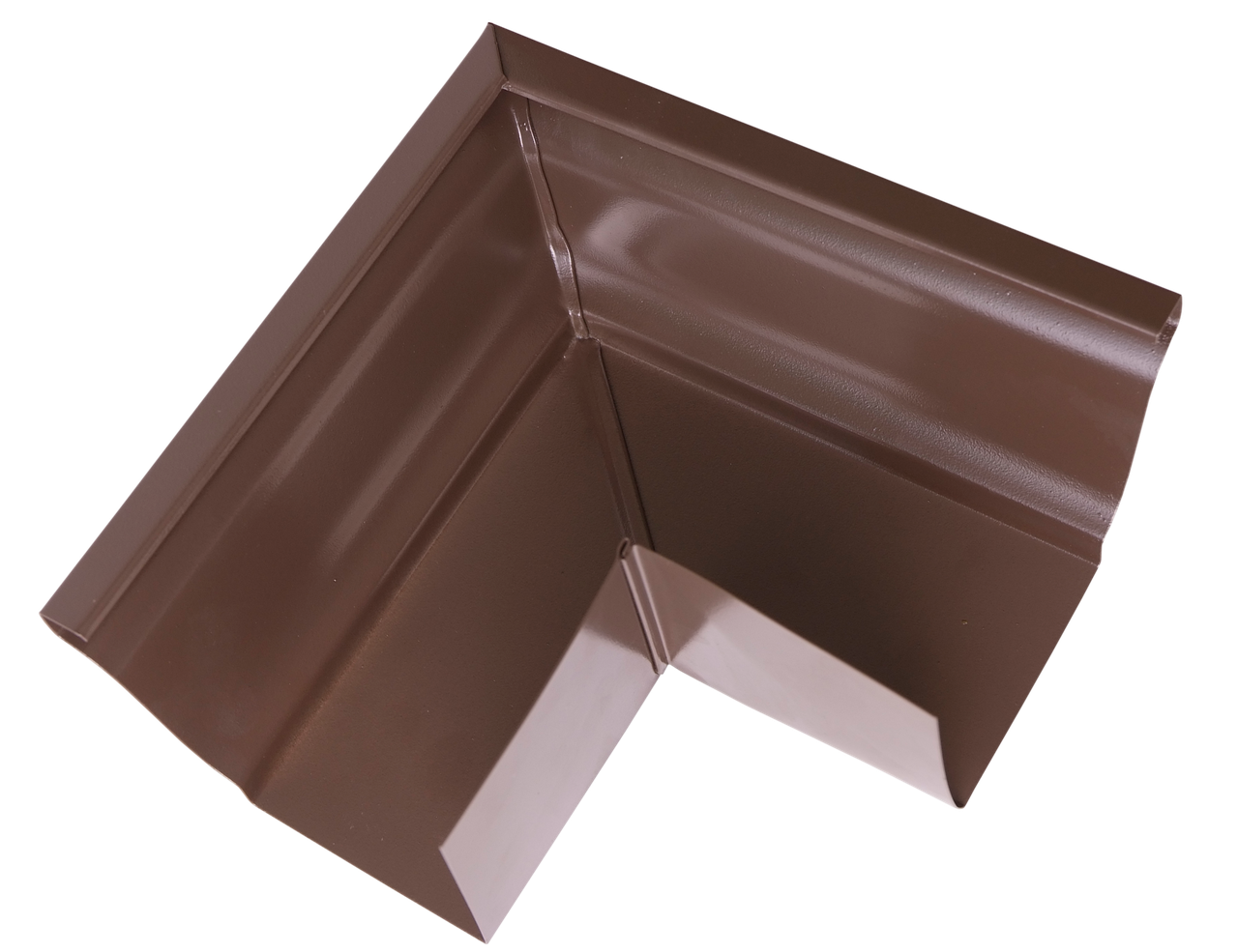 Угол желоба 90° - Novatik Quadra 125 мм 1 Угол желоба 90° - Novatik Quadra 125 мм