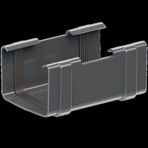 Соединитель квадратного желоба водостока 135 mm / TM KROP